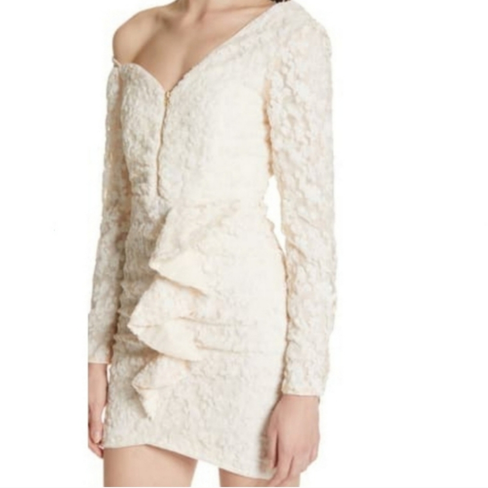 Self-Portrait Sequin Lace Mini Dress Size 2 NWT